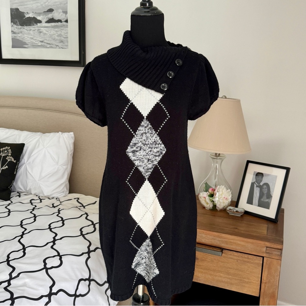 Argyle Sweater Dress